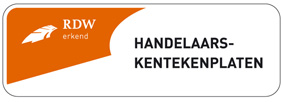 Logo-RDW Handelaarsplaten